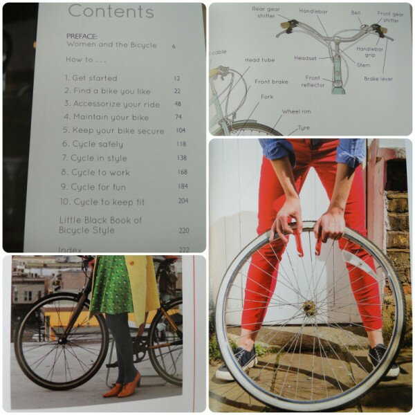 Images from the Girls's Bicycle Handbook by Caz Nickin