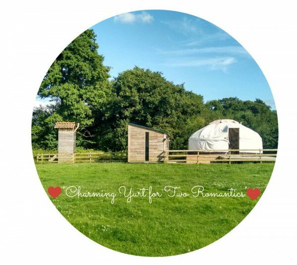 Charming Yurt for two romantics devon