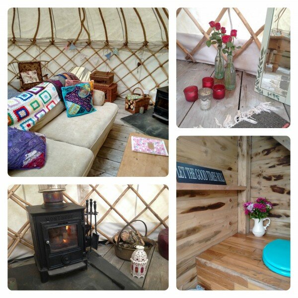 Yurt Umberleigh Collage